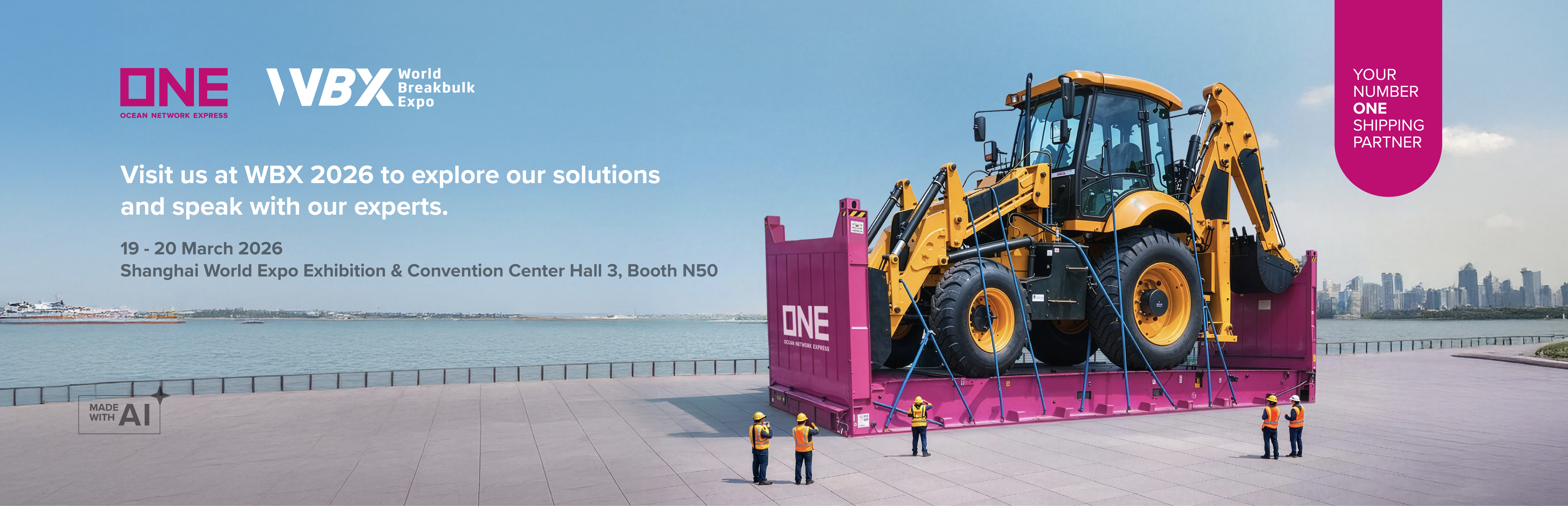 Moving the Extraordinary with ONE at WBX 2026 Shanghai